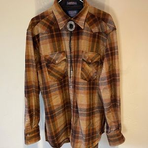 PENDLETON Vintage Western Button Up Men’s L
